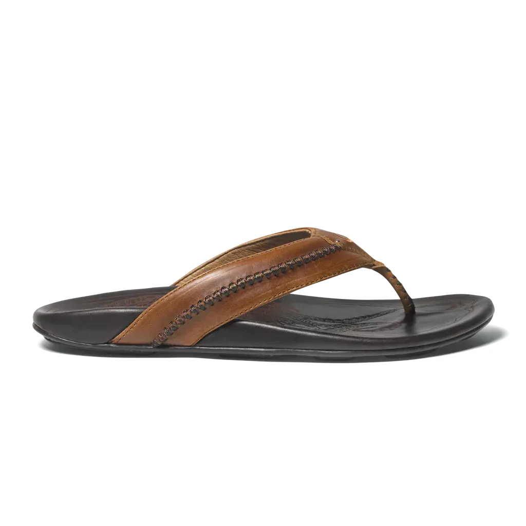 MEN'S OLUKAI MEA OLA | TAN / DARK JAVA