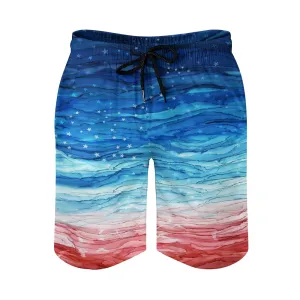 Men's Ripple Texture Sports Fashion Beach Shorts 2404001077