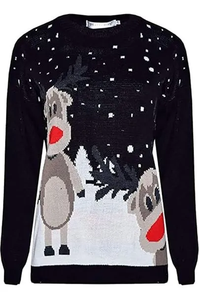 Merry Christmas Snowflake Jumper