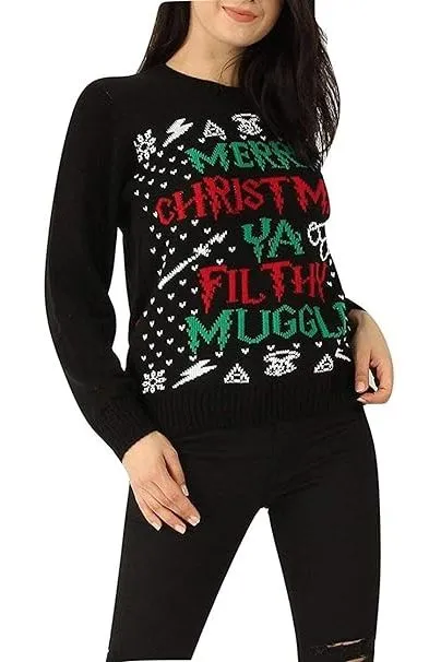 Merry Christmas Snowflake Jumper