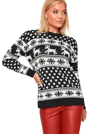 Merry Christmas Snowflake Jumper