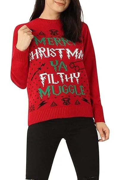 Merry Christmas Snowflake Jumper