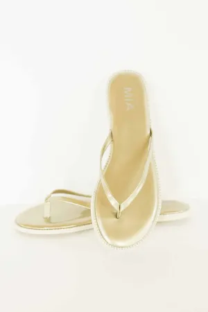 [MIA] ASTER FLIP FLOPS - GOLD