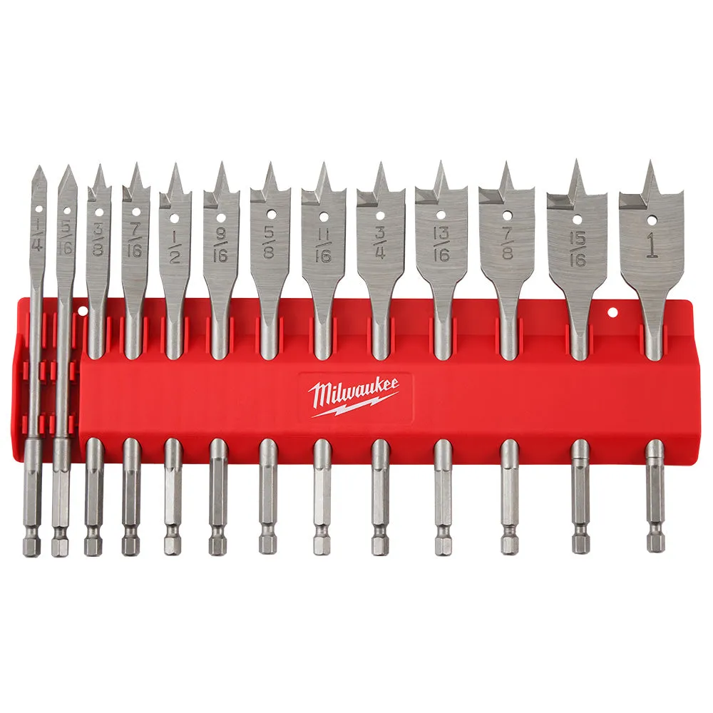 Milwaukee 48-27-1520 13 Piece Flat Boring Bit Set