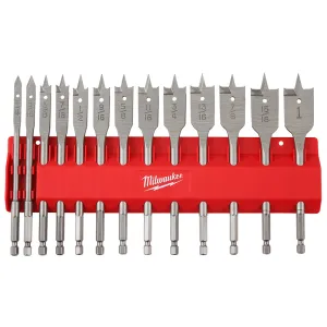 Milwaukee 48-27-1520 13 Piece Flat Boring Bit Set