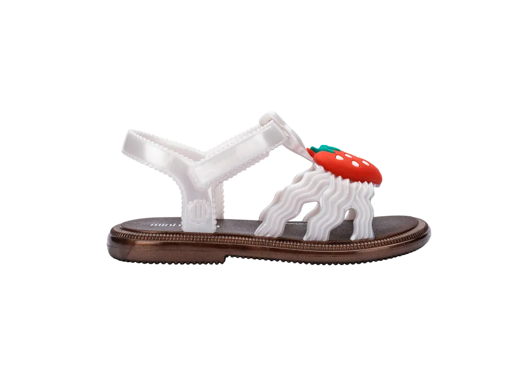Mini Melissa Hip Sandal - Strawberry