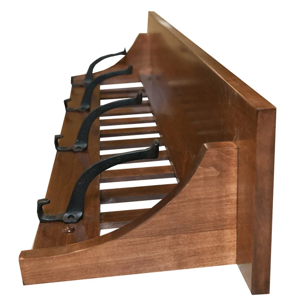 Mission Coat Rack with Shelf