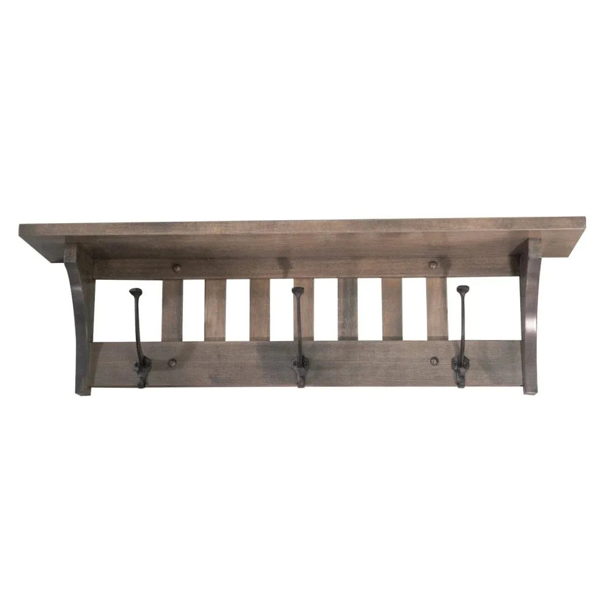 Mission Coat Rack with Shelf