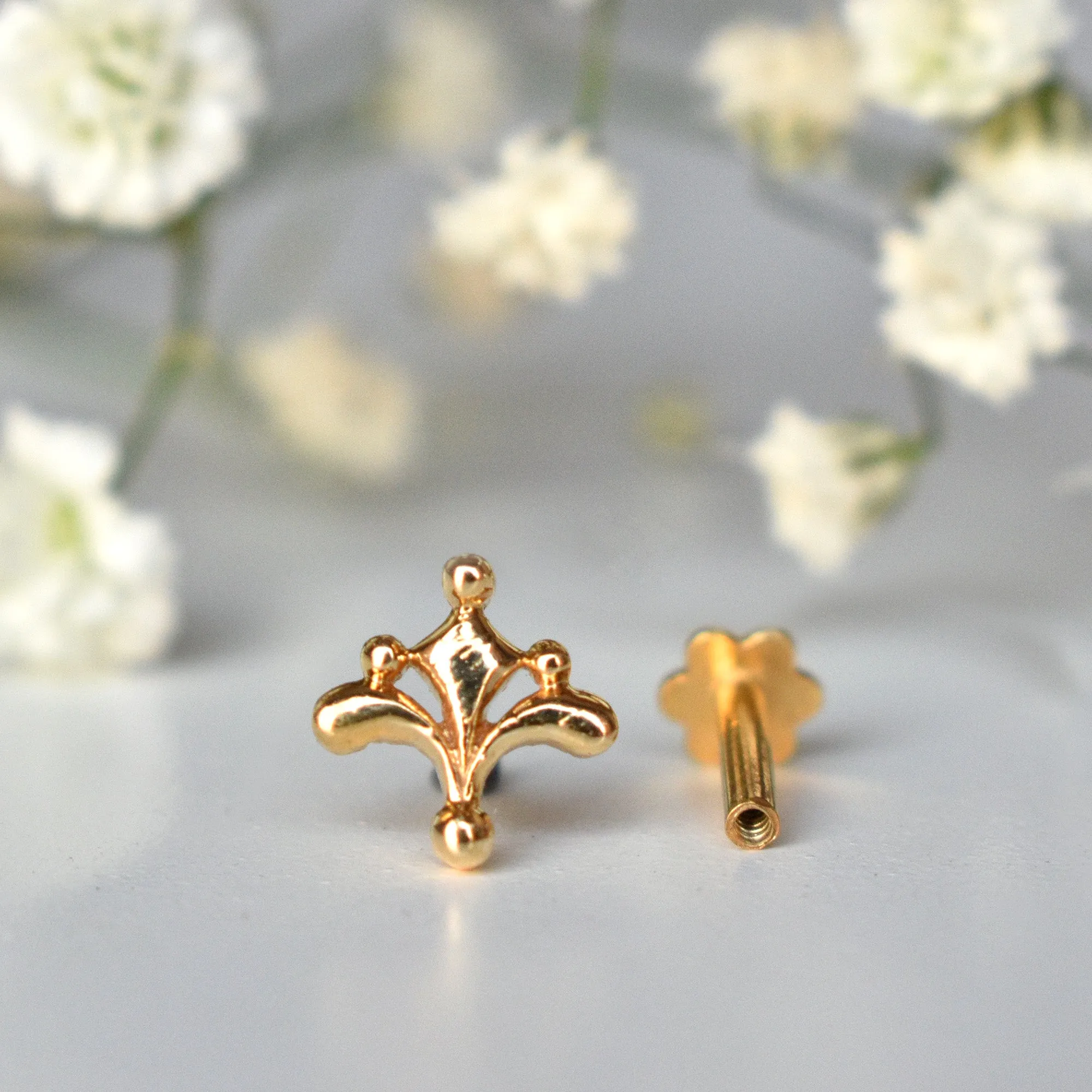 Mughal Gold Stud