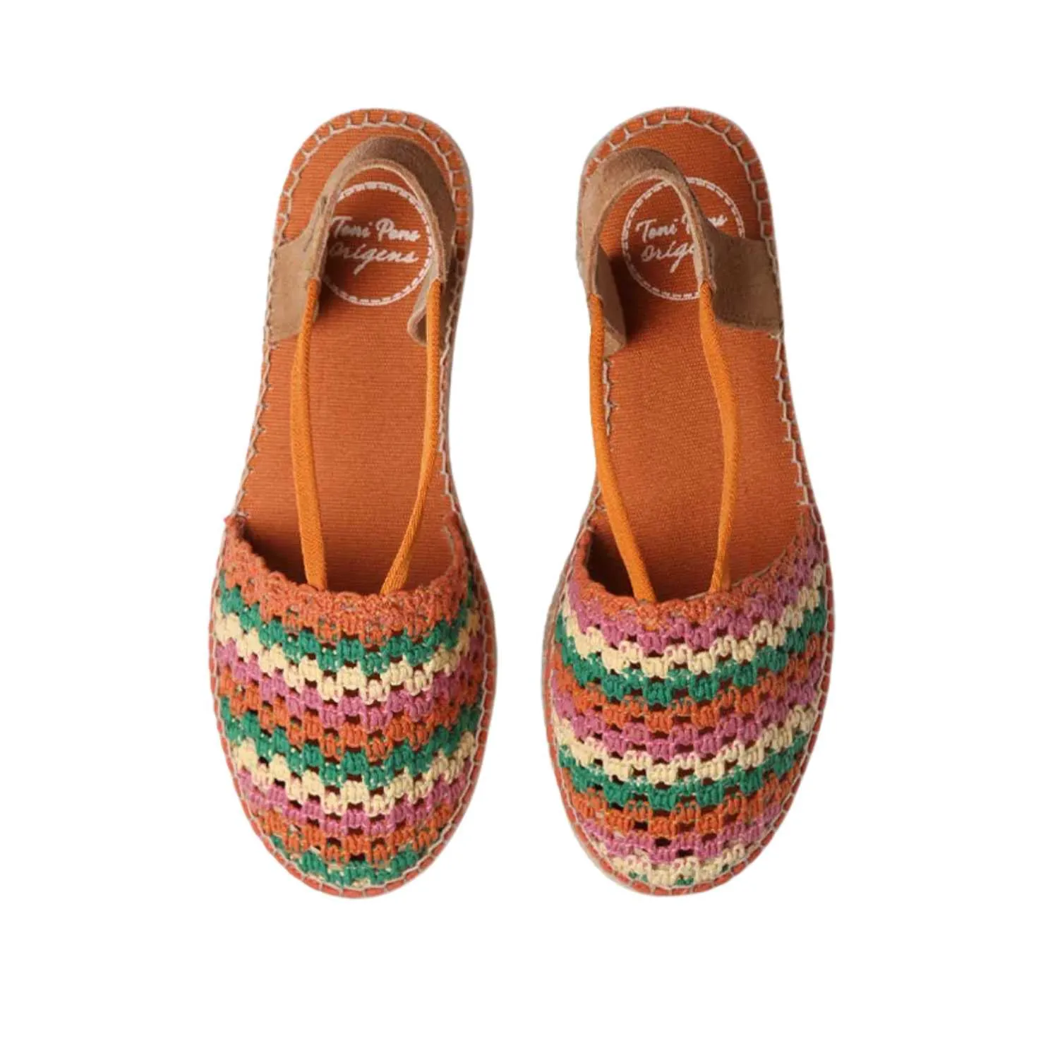 Multicolored Cotton Blend Espadrilles For Women - Emilia