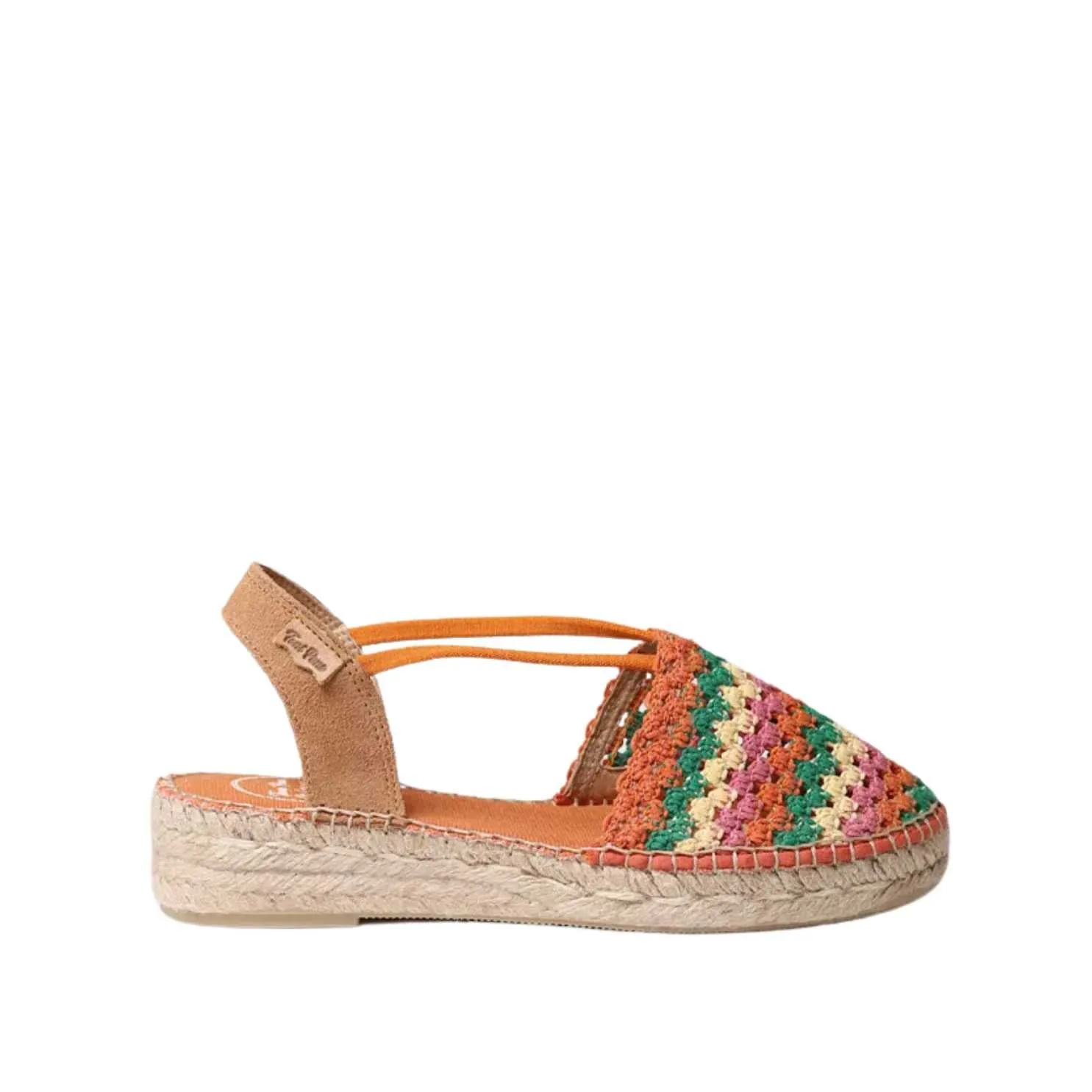 Multicolored Cotton Blend Espadrilles For Women - Emilia