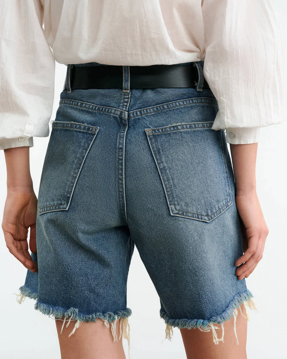 NILI LOTAN RUSSEL DENIM SHORT