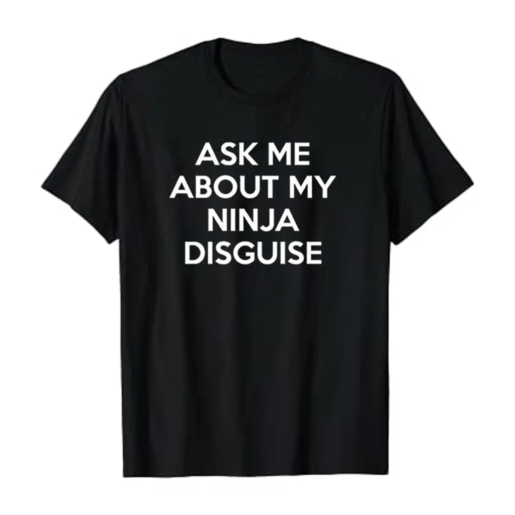 NINJA DISGUISE Flip Shirt - Funny Graphics T-Shirt