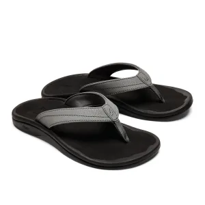 OluKai Womens 'Ohana Sandals - Charcoal / Onyx