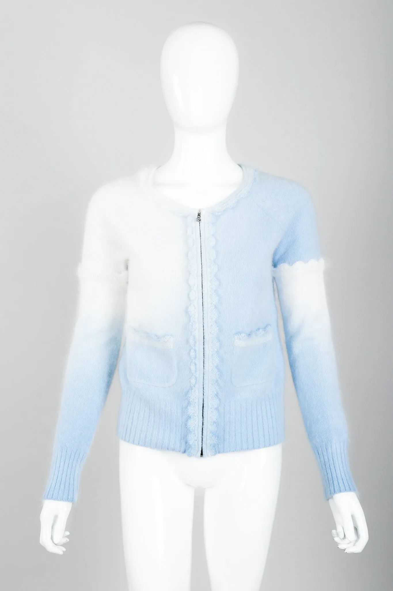 Ombré Mohair Cloud Sweater