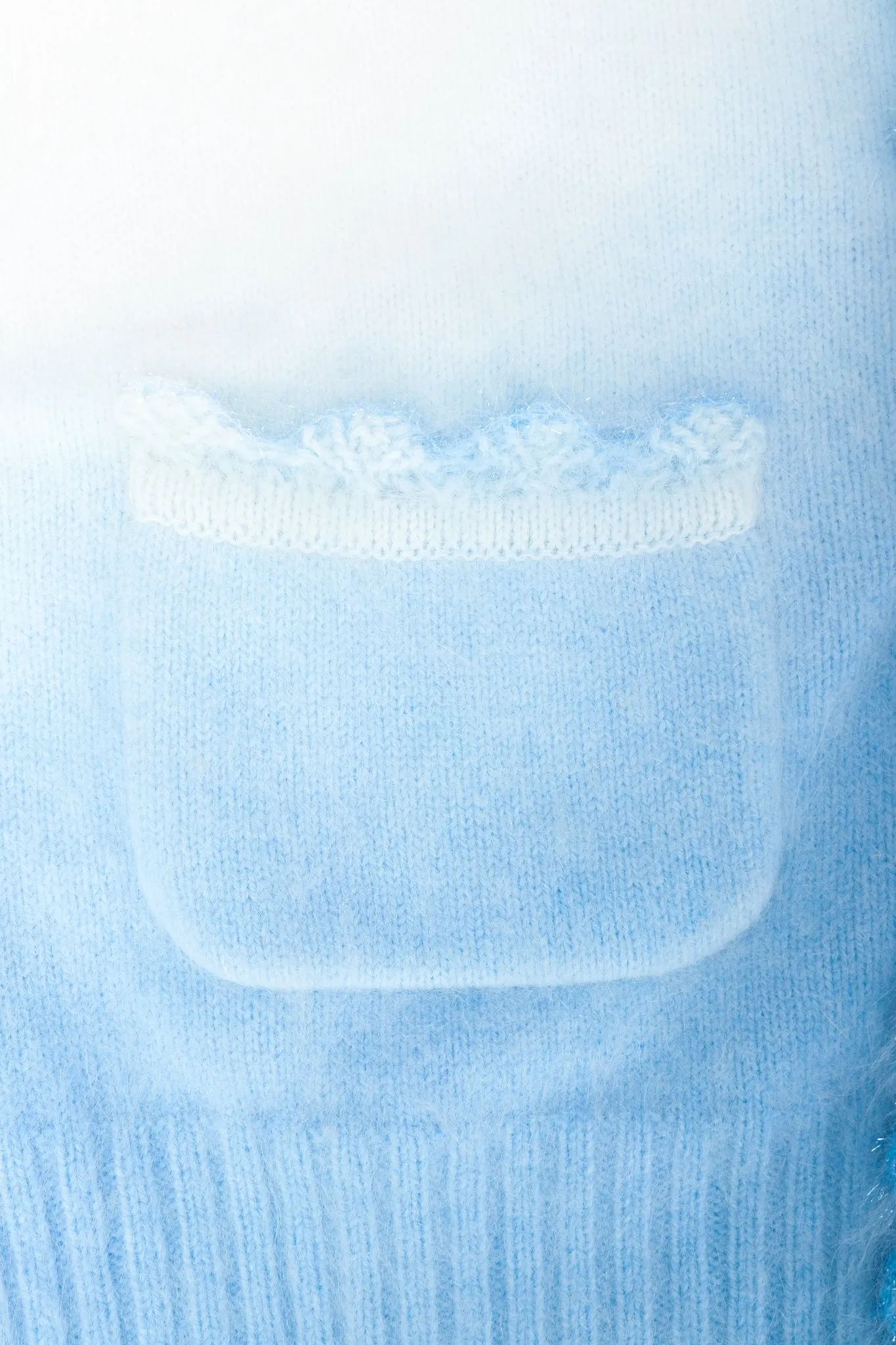 Ombré Mohair Cloud Sweater