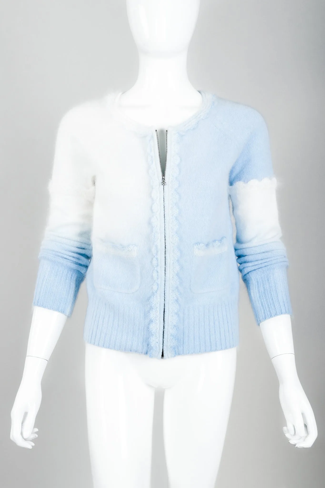 Ombré Mohair Cloud Sweater