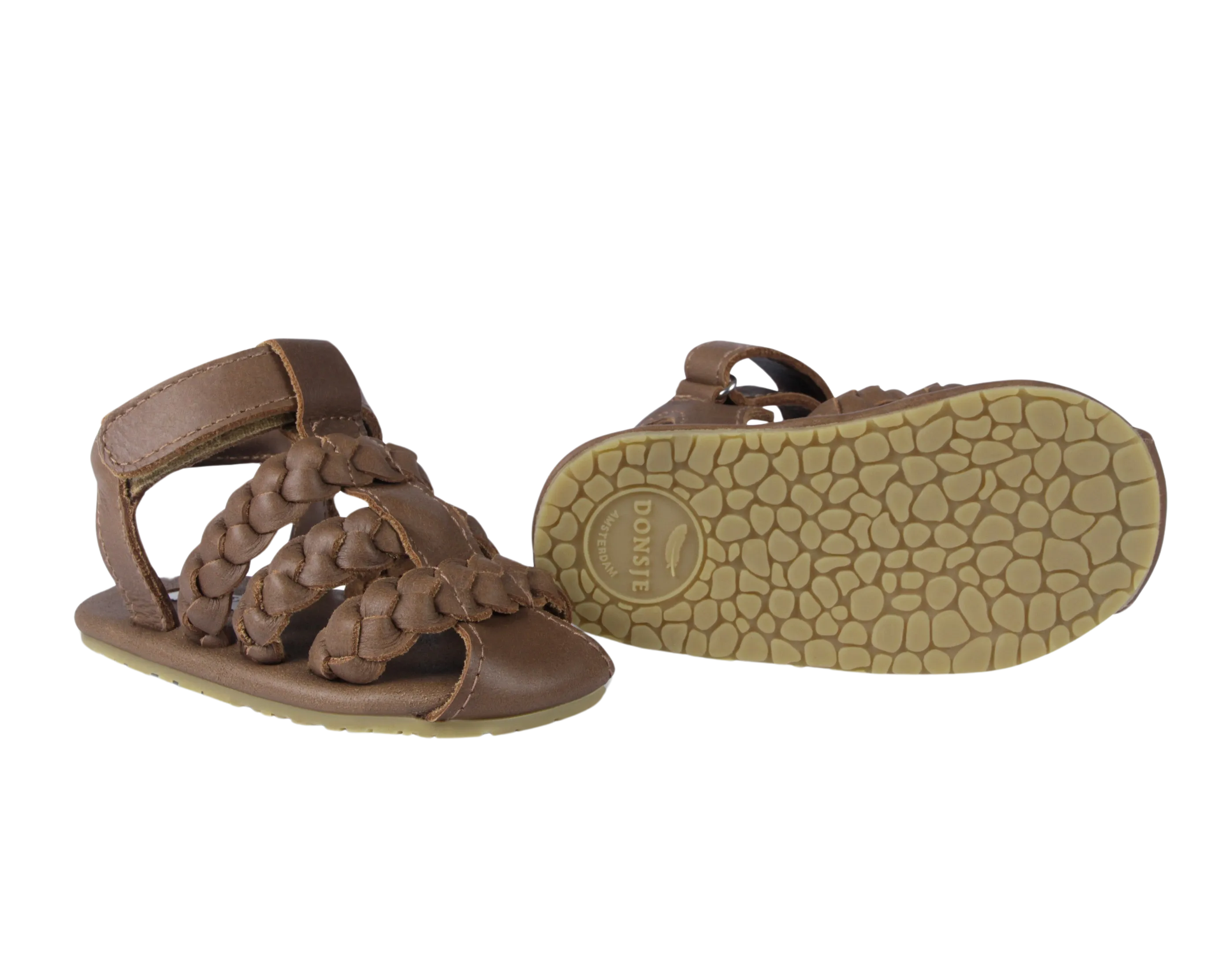 Pam Sandals | Cognac Classic Leather