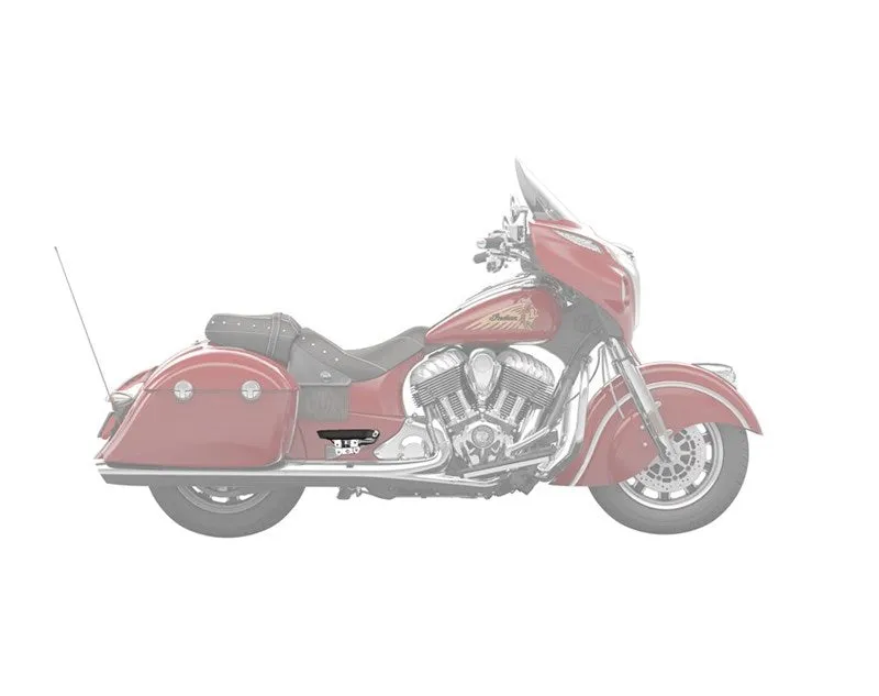 Passenger Floorboards with Pads in Chrome, Pair (Heavyweight)