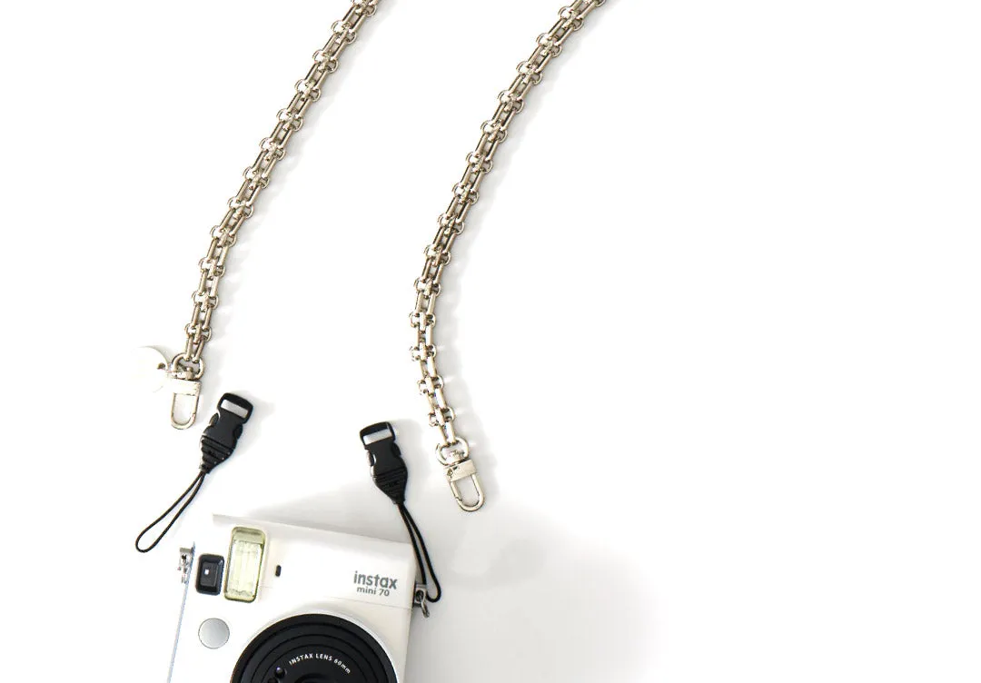 Patricia Silver Bag and Camera Chain
