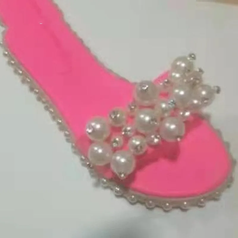 Pearl Fashion Flip Flops  Summer Sandals