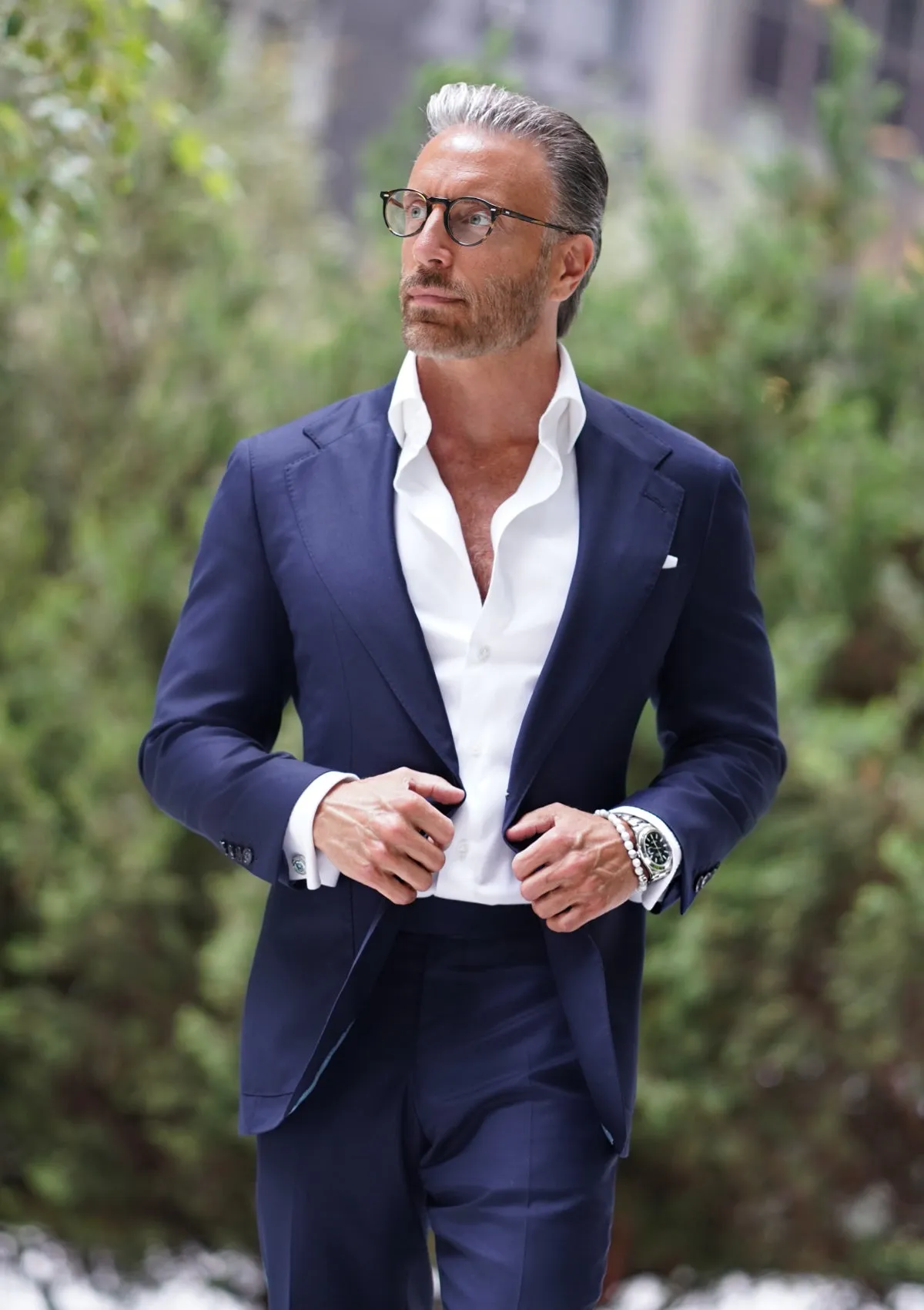 Perfect Blue Notch Suit