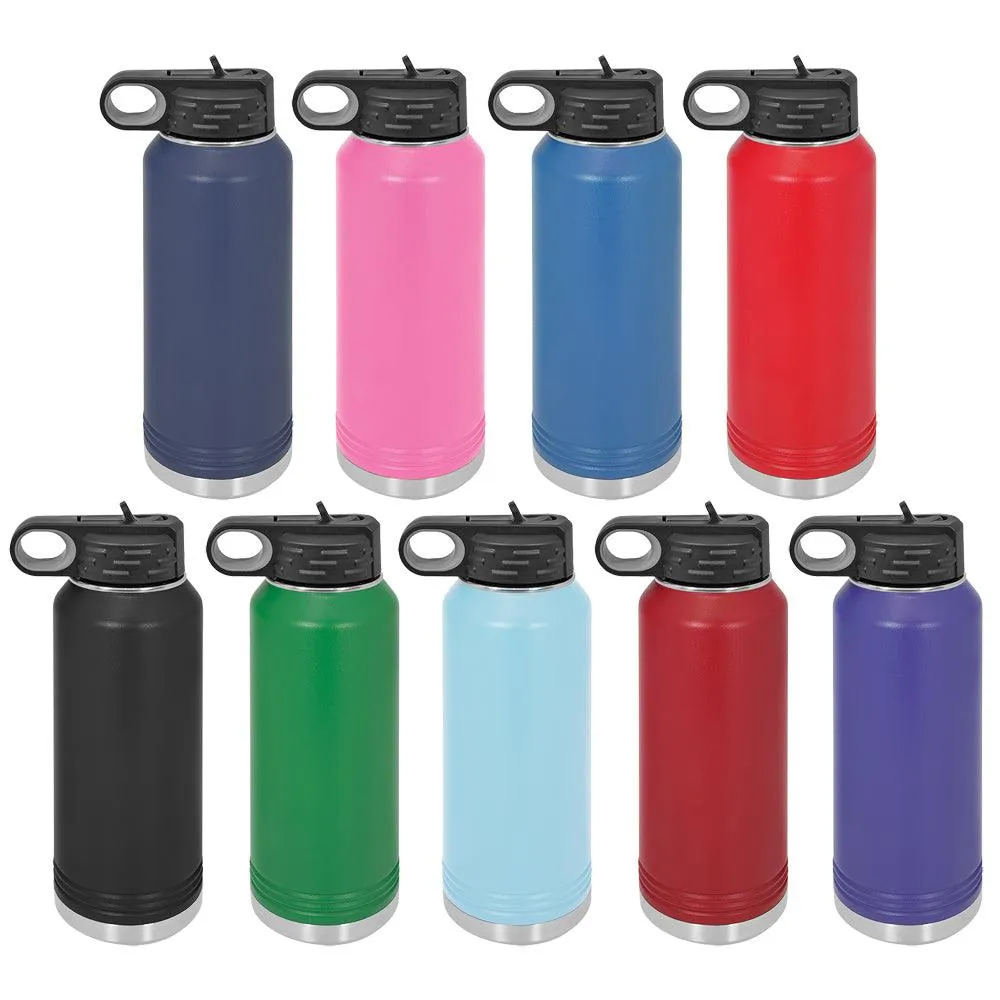 Personalized Sometimes You Win Laser Engraved Water Bottle