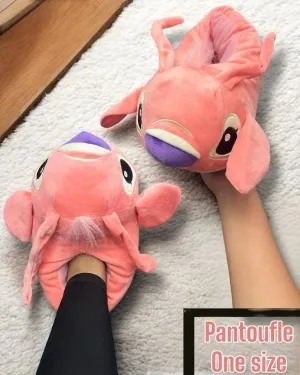 Pink Stitch Pantoufle