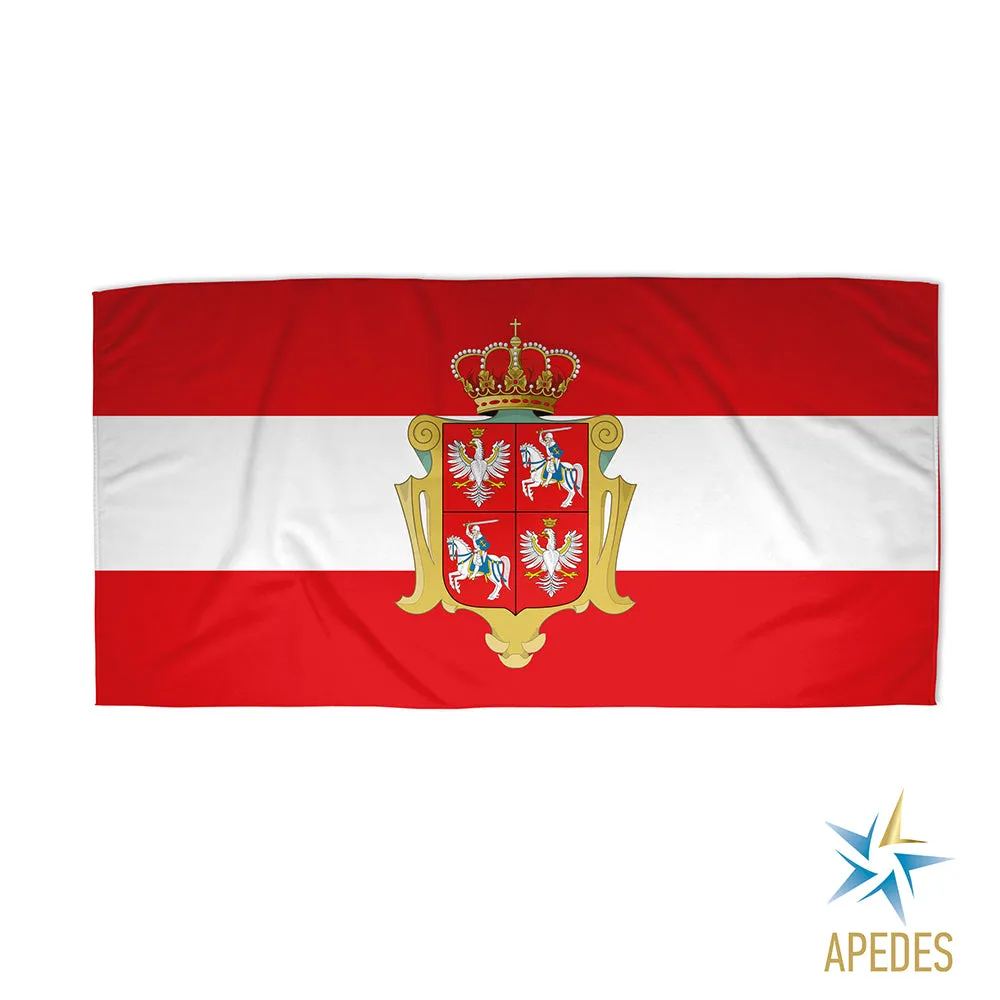 Polish-Lithuanian Commonwealth Beach & Bath Towel Rectangle 30″ × 60″