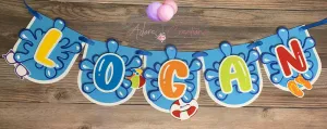 Pool Party Birthday Banner, Personalized Pool Birthday, Splash Banner, Water Party Birthday Decorations