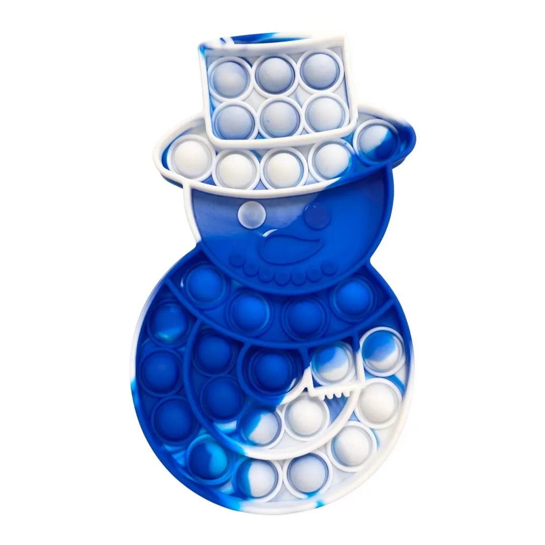 Pop It Fidget Snowman - 2 Colors