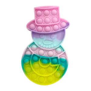 Pop It Fidget Snowman - 2 Colors