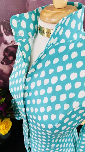 POPPY SHIRT IN TURQUOISE