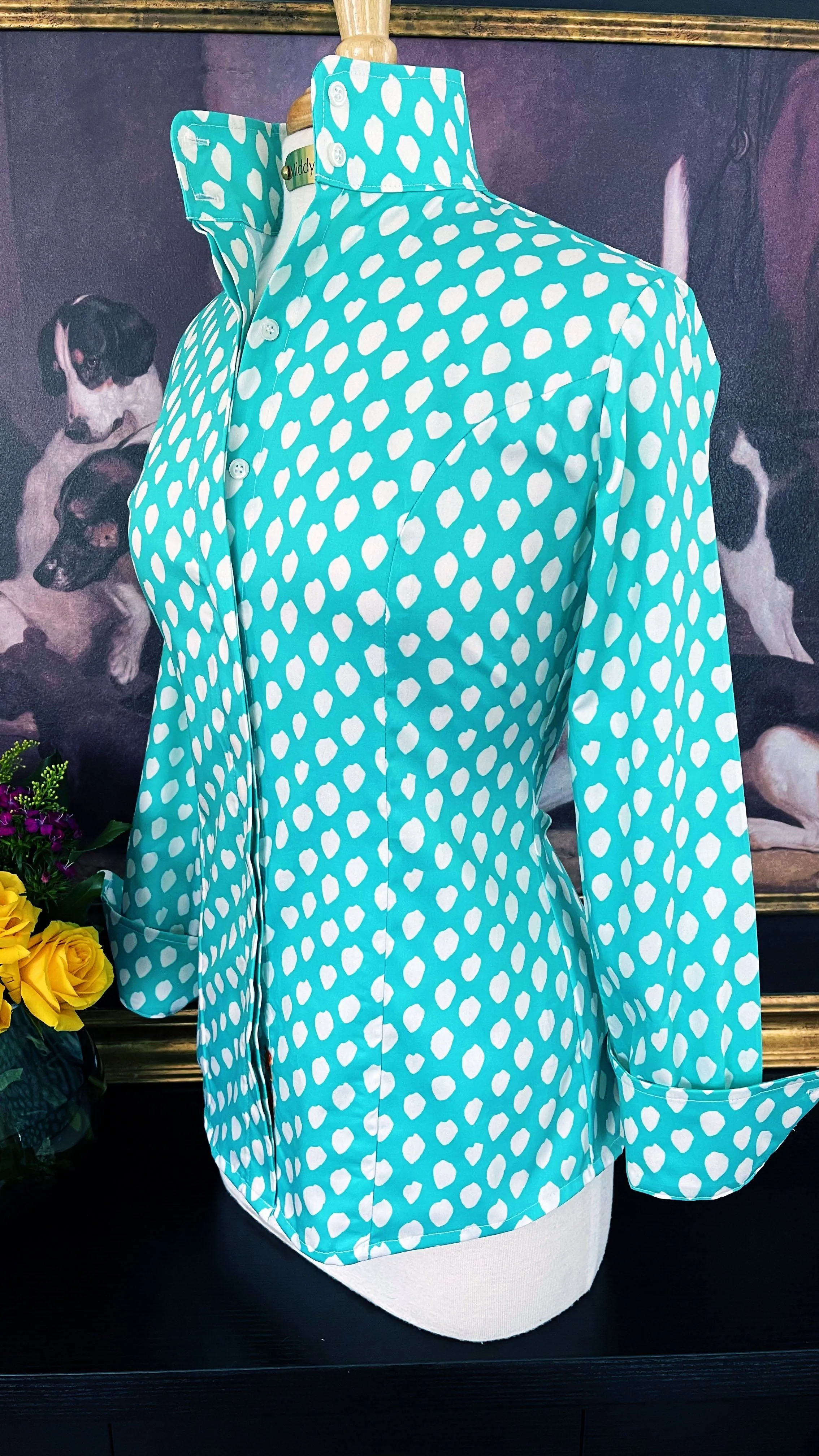 POPPY SHIRT IN TURQUOISE