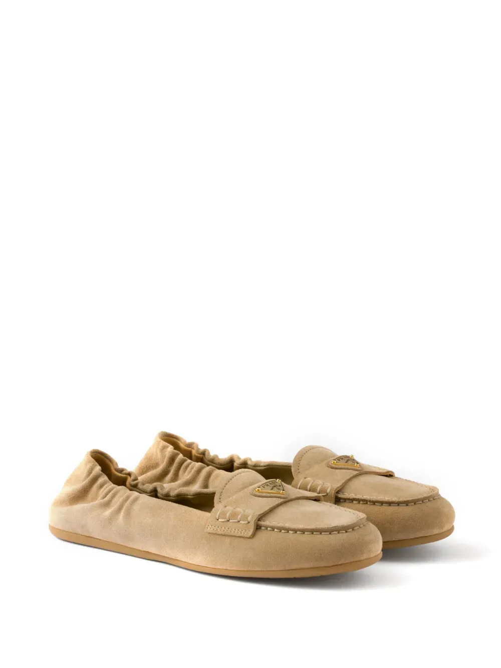 Prada suede loafers