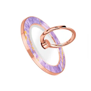 Princess Purple - Rose Gold MagSafe Phone Grip and Ring Holder Stand