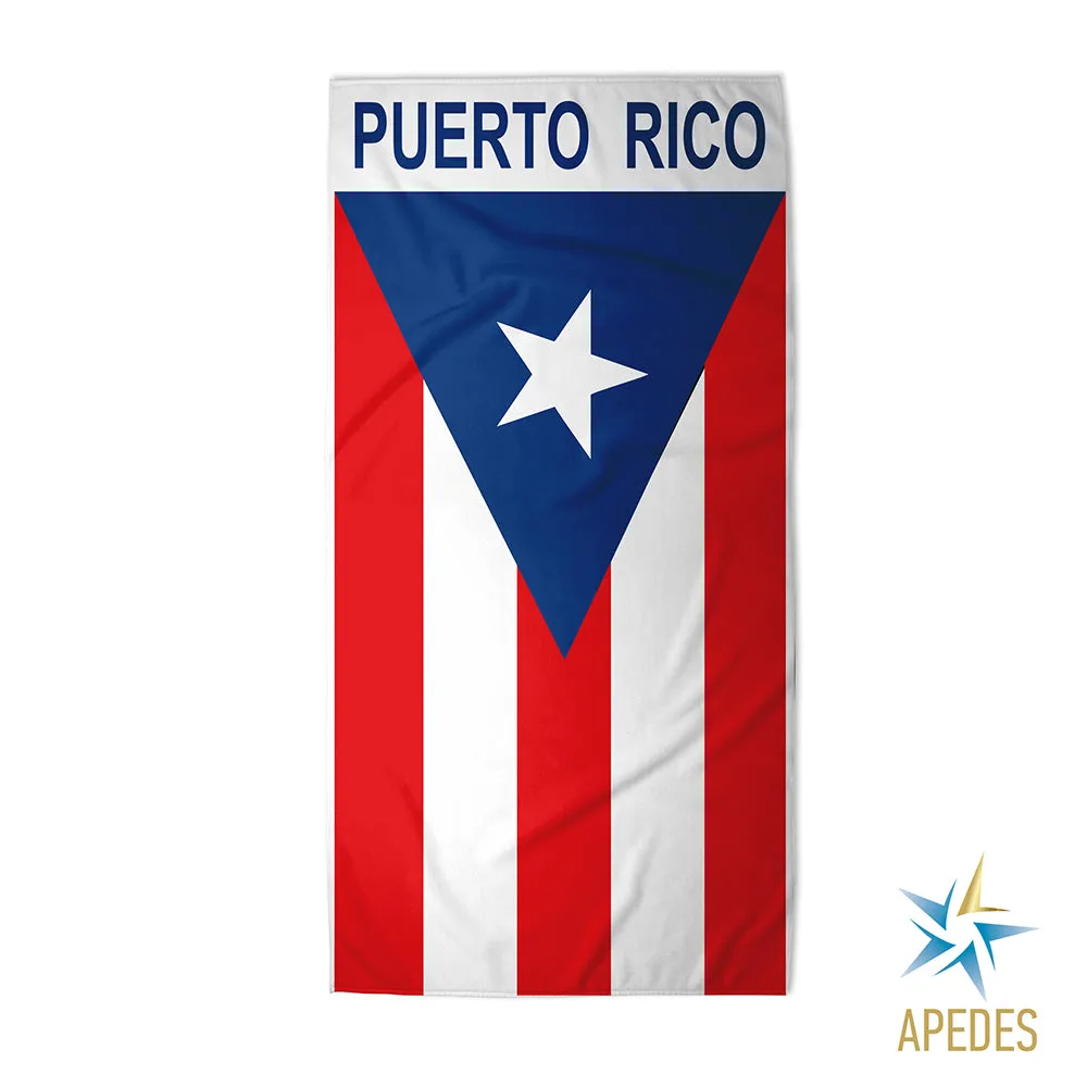 Puerto Rico Beach & Bath Towel Rectangle 30″ × 60″