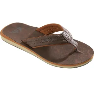 Quicksilver Carver Men's Flip-Flops - Brown