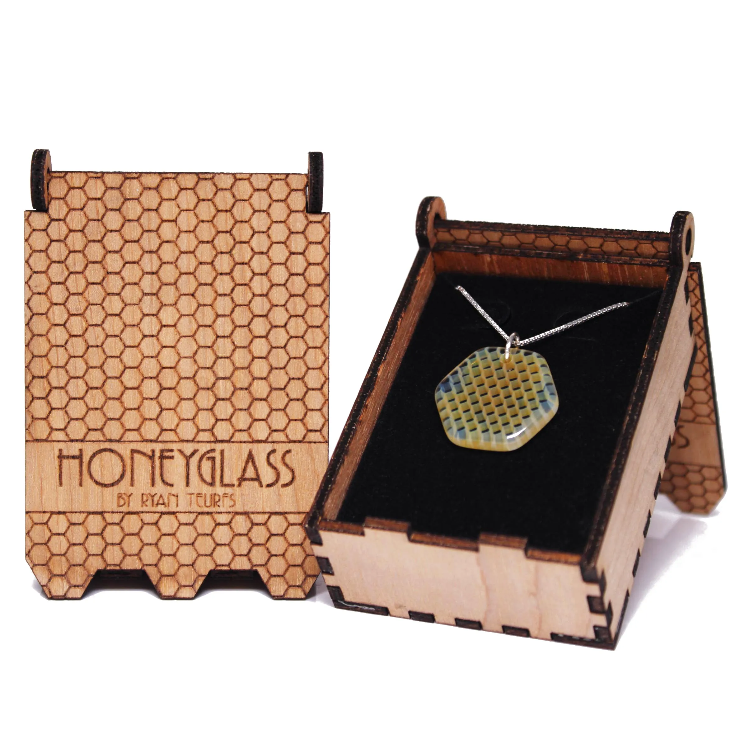 "Asimi" Hex Honeyglass Necklace