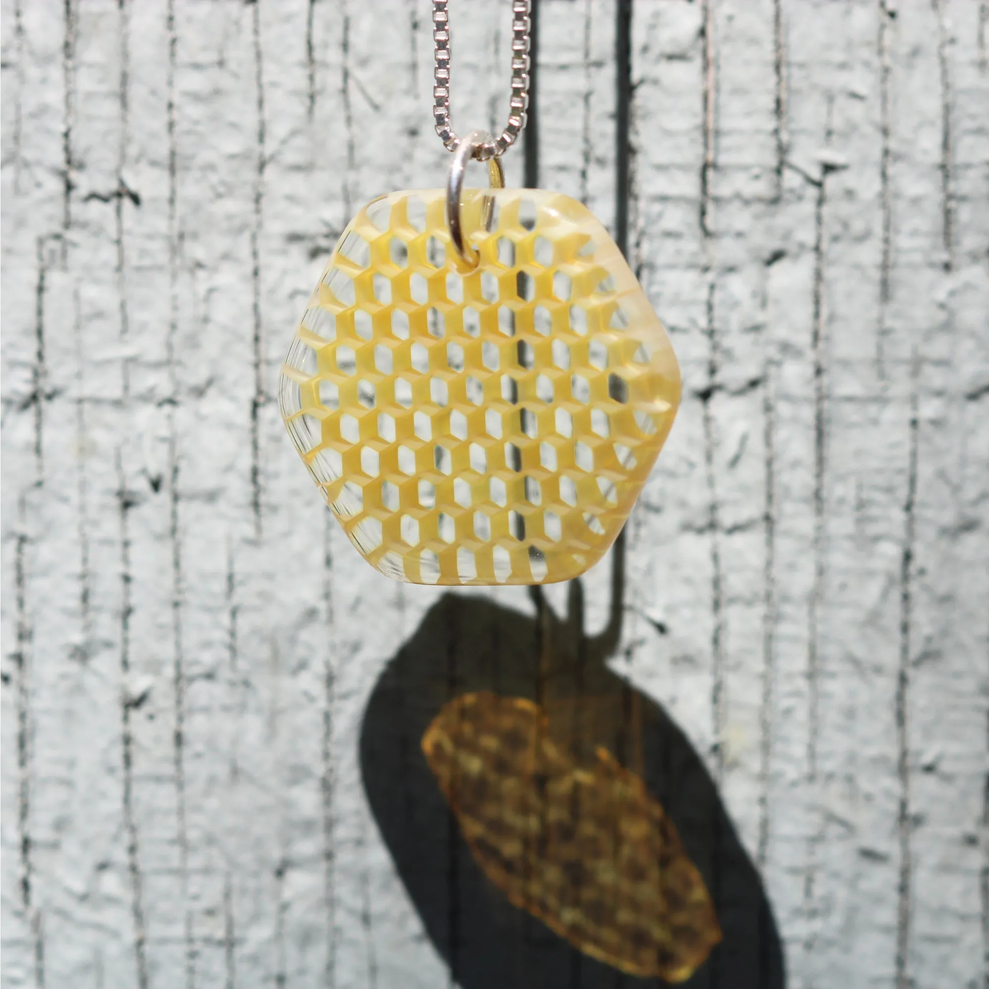 "Asimi" Hex Honeyglass Necklace