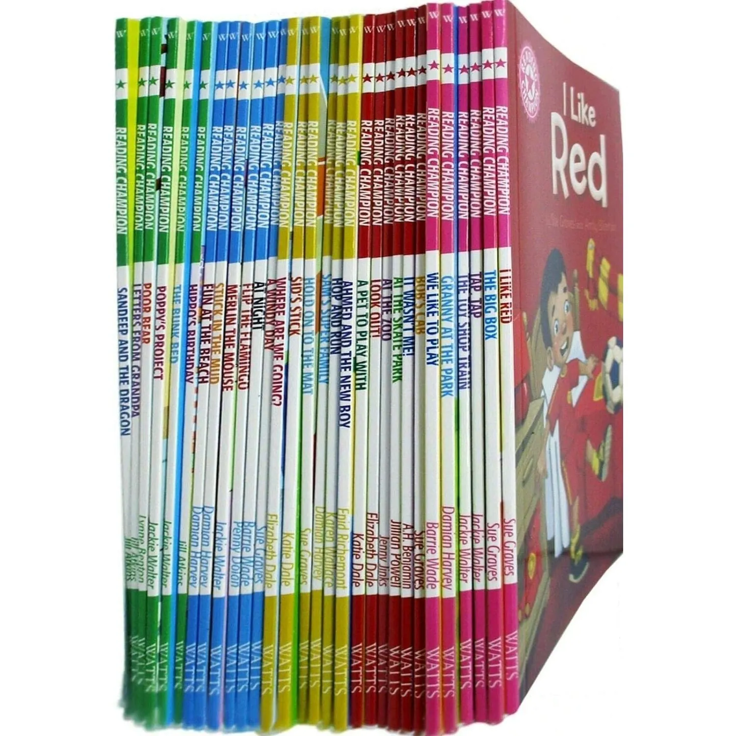Reading Champions for New Readers 30 Books Set Level 1 to 5 (Beginners Collection Series 1)