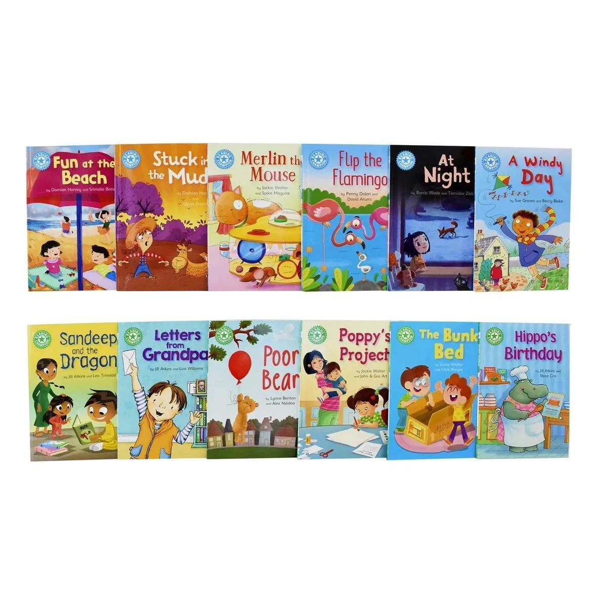 Reading Champions for New Readers 30 Books Set Level 1 to 5 (Beginners Collection Series 1)