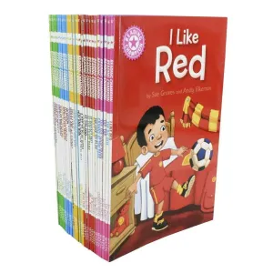 Reading Champions for New Readers 30 Books Set Level 1 to 5 (Beginners Collection Series 1)