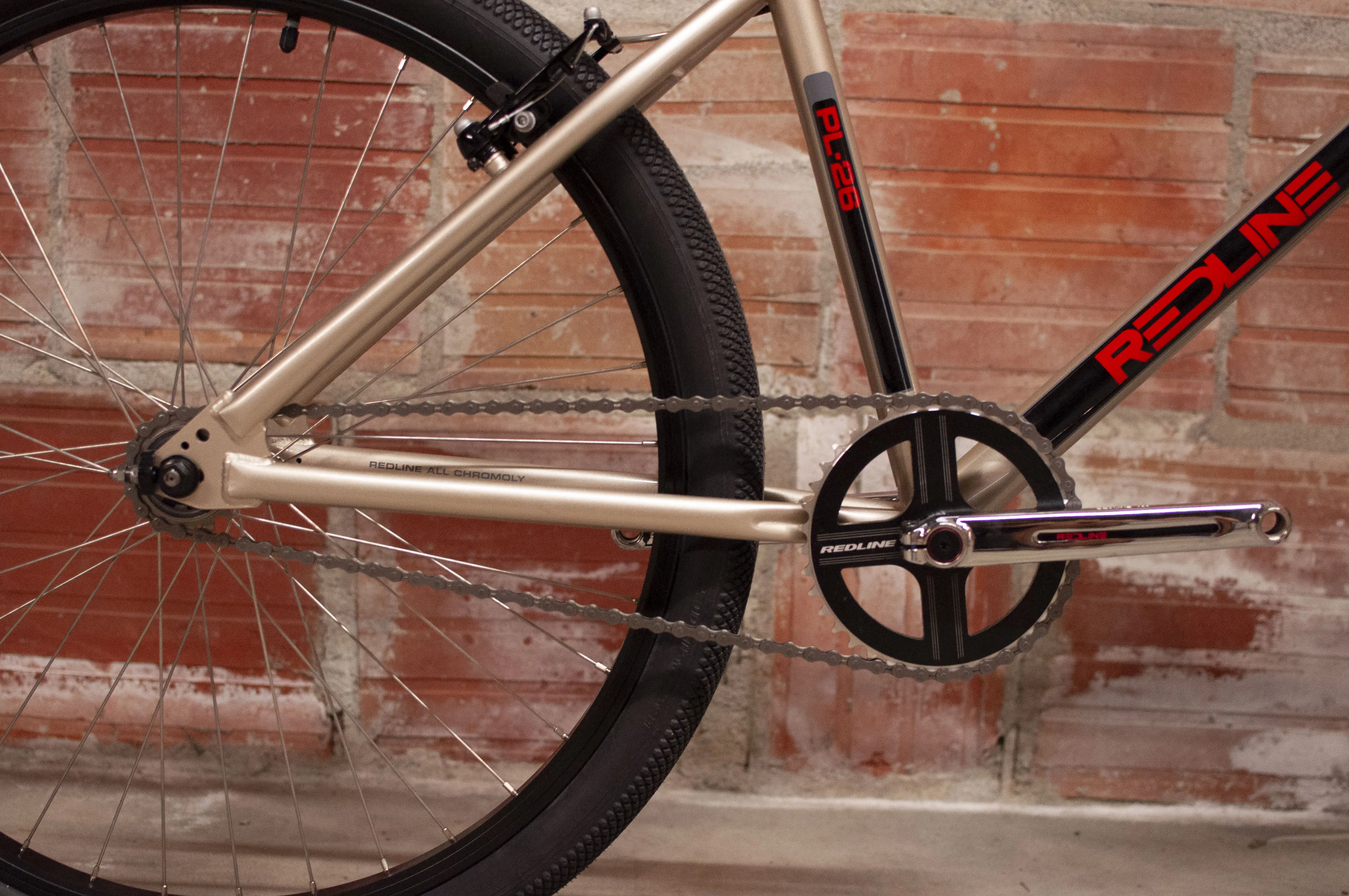 Redline PL26 BMX bike, Warm Silver, 35 cm frame