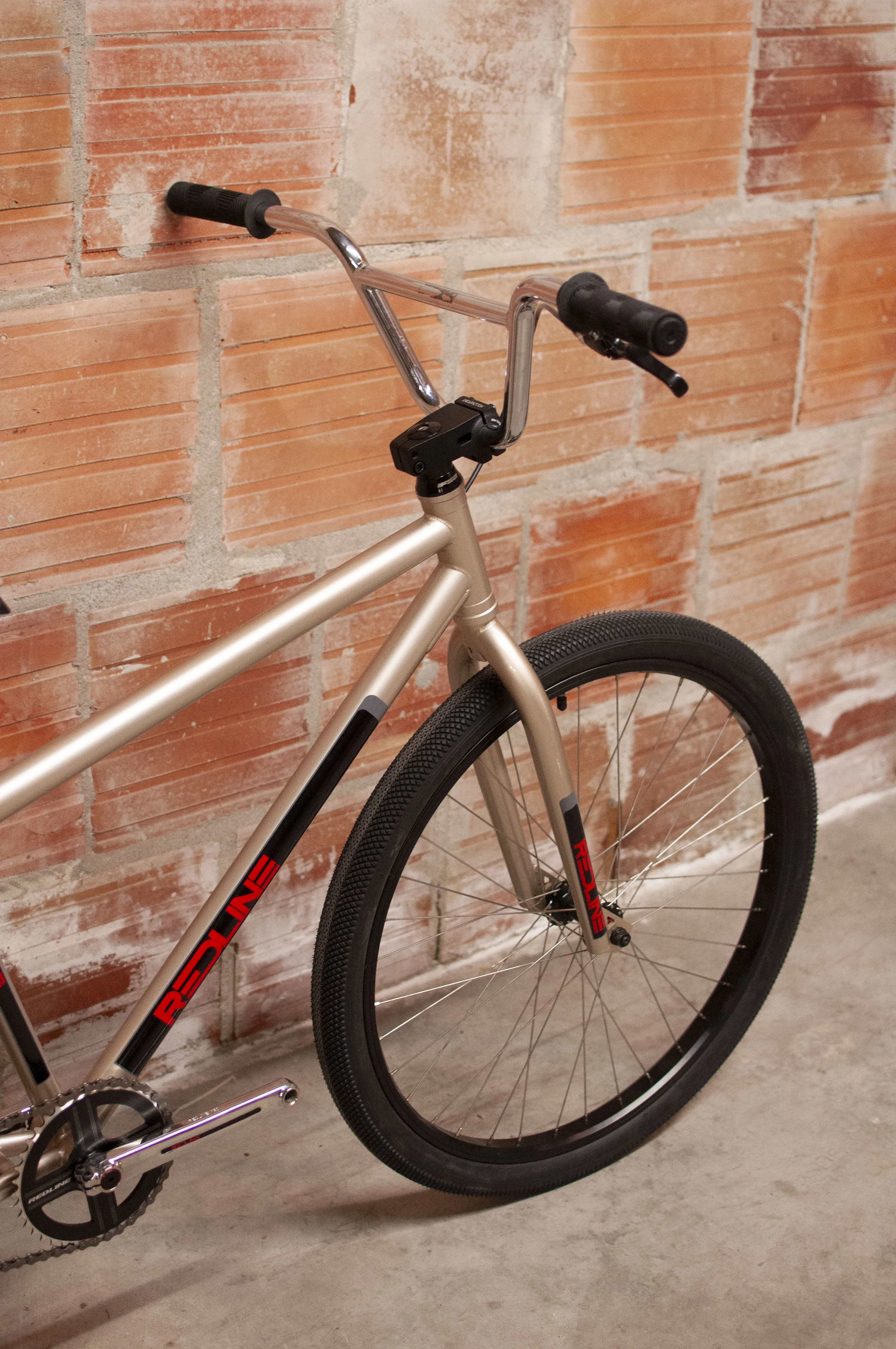 Redline PL26 BMX bike, Warm Silver, 35 cm frame