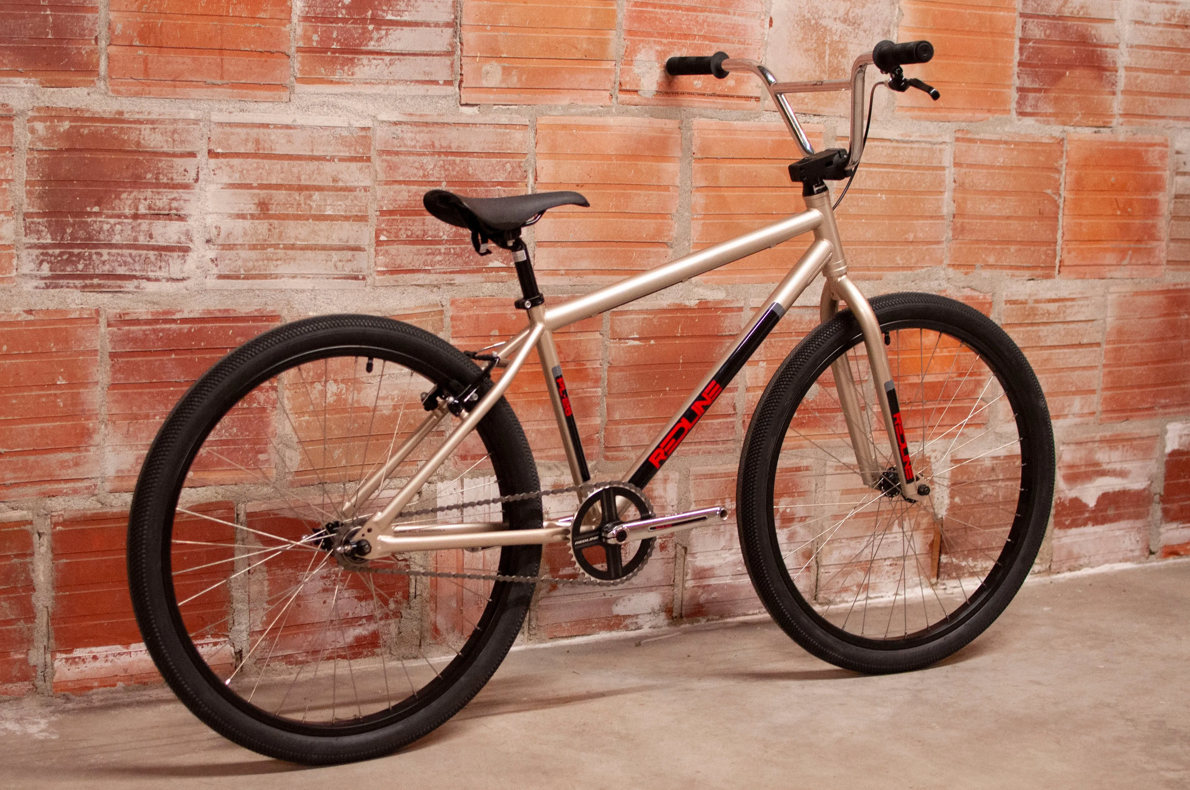 Redline PL26 BMX bike, Warm Silver, 35 cm frame