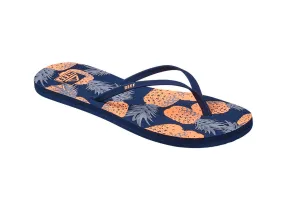Reef Bliss-Full Coral Pineapples Womens Flip flops