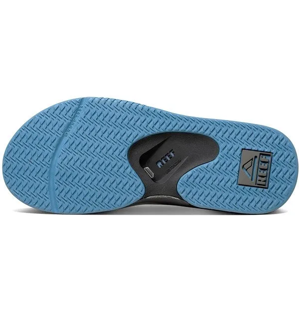 Reef Fanning Flip Flops  - Grey/Light Blue