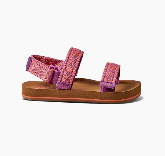Reef Girls Little Ahi Convertible Sandals  - Fuchsia Coral