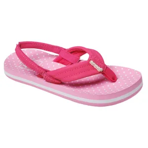 Reef Girls Little Ahi Flip Flops  - Polka Dot